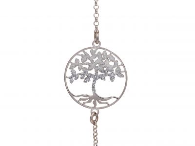 Bracelet arbre de vie blanc