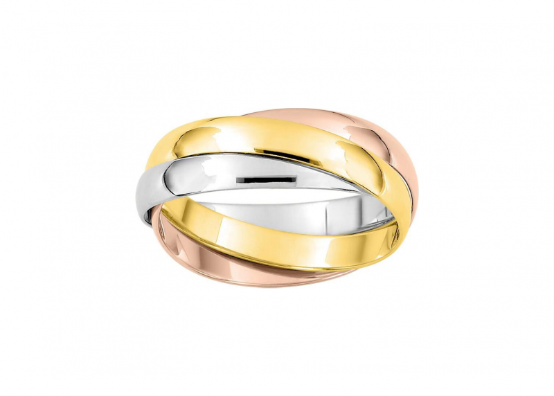 Alliance trois or 18 karats 3mm