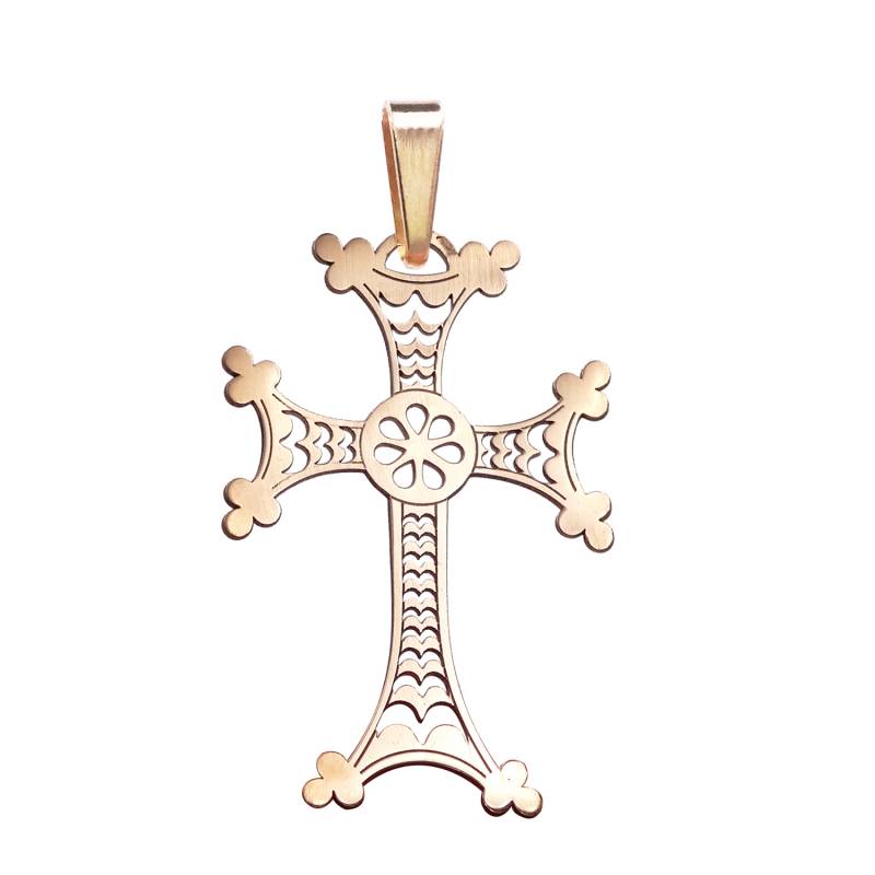 Bijou arménien, Croix arménienne en or 18 carats