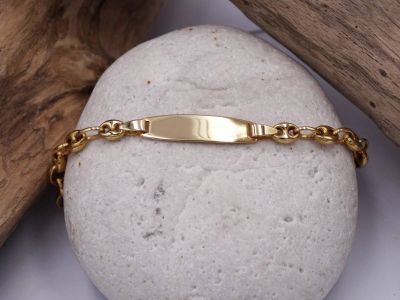 Bracelet maille graine de café