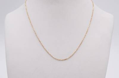 Chaine for�at 0.7 mm or 18 k